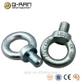 Drop forged DIN 580 eye bolt m16 anchor high quality